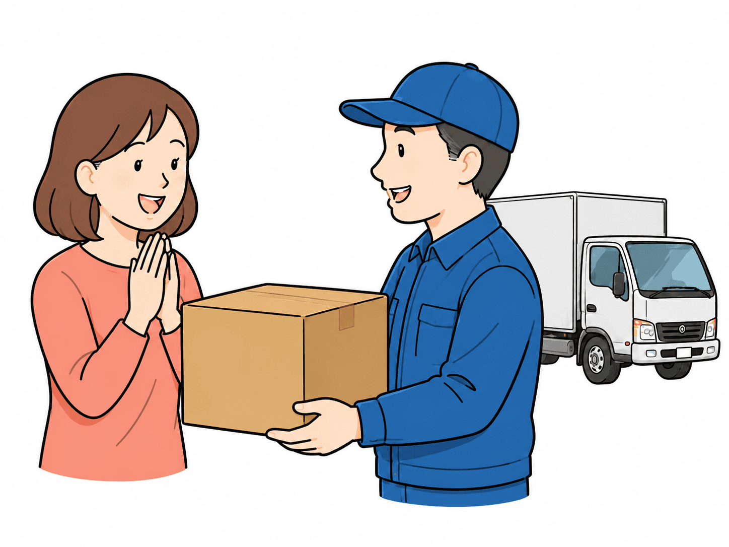 お届けのイラスト